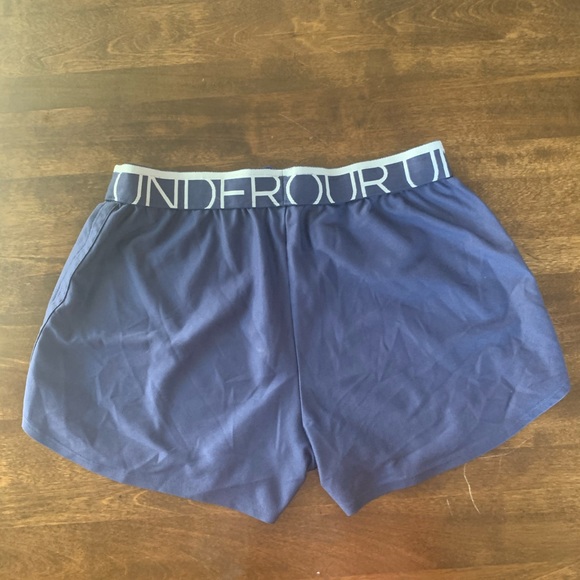 Under Armour Navy Blue Shorts - Picture 2 of 3